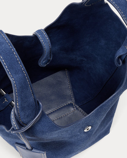 Ralph Lauren Polo Play Suede Small Tote Crossbody