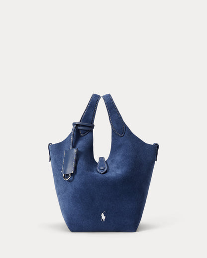 Ralph Lauren Polo Play Suede Small Tote Crossbody