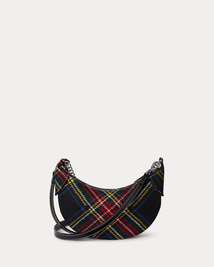 Ralph Lauren Polo ID Tartan Wool Mini Chain Bag
