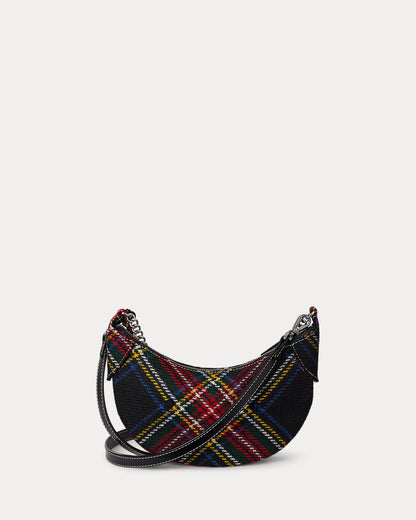 Ralph Lauren Polo ID Tartan Wool Mini Chain Bag