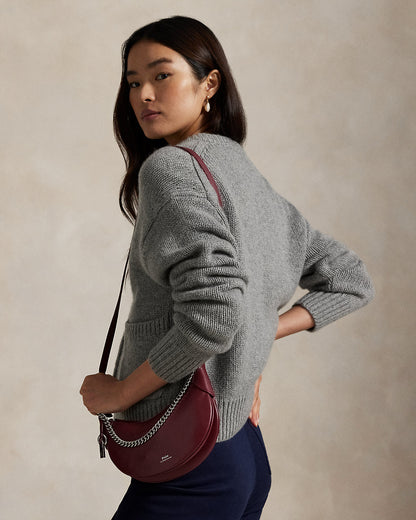 Ralph Lauren Polo ID Leather Mini Chain Bag