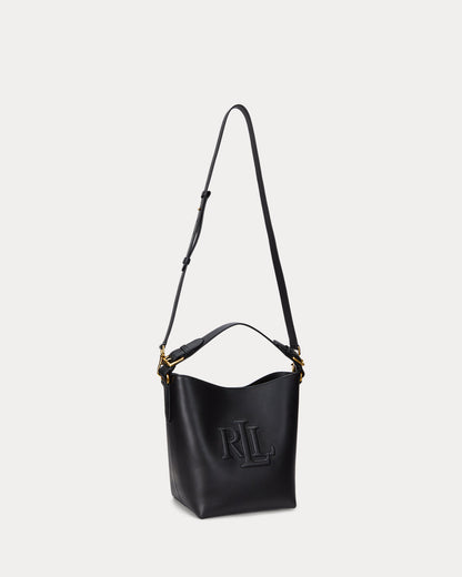 Ralph Lauren Leather Medium Witley Bucket Bag