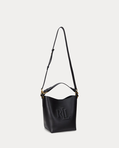 Ralph Lauren Leather Medium Witley Bucket Bag