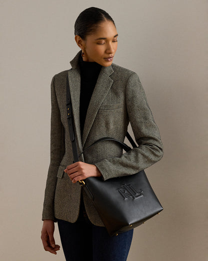 Ralph Lauren Leather Medium Witley Bucket Bag
