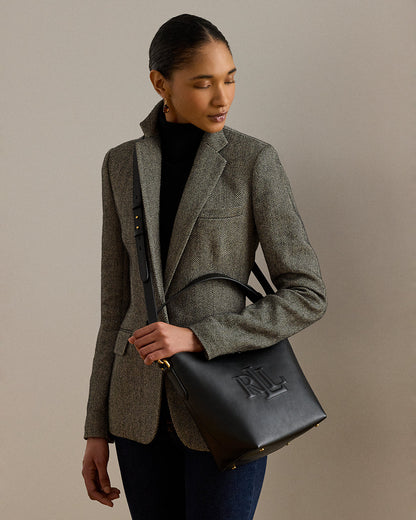 Ralph Lauren Leather Medium Witley Bucket Bag