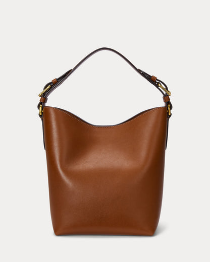 Ralph Lauren Leather Medium Witley Bucket Bag