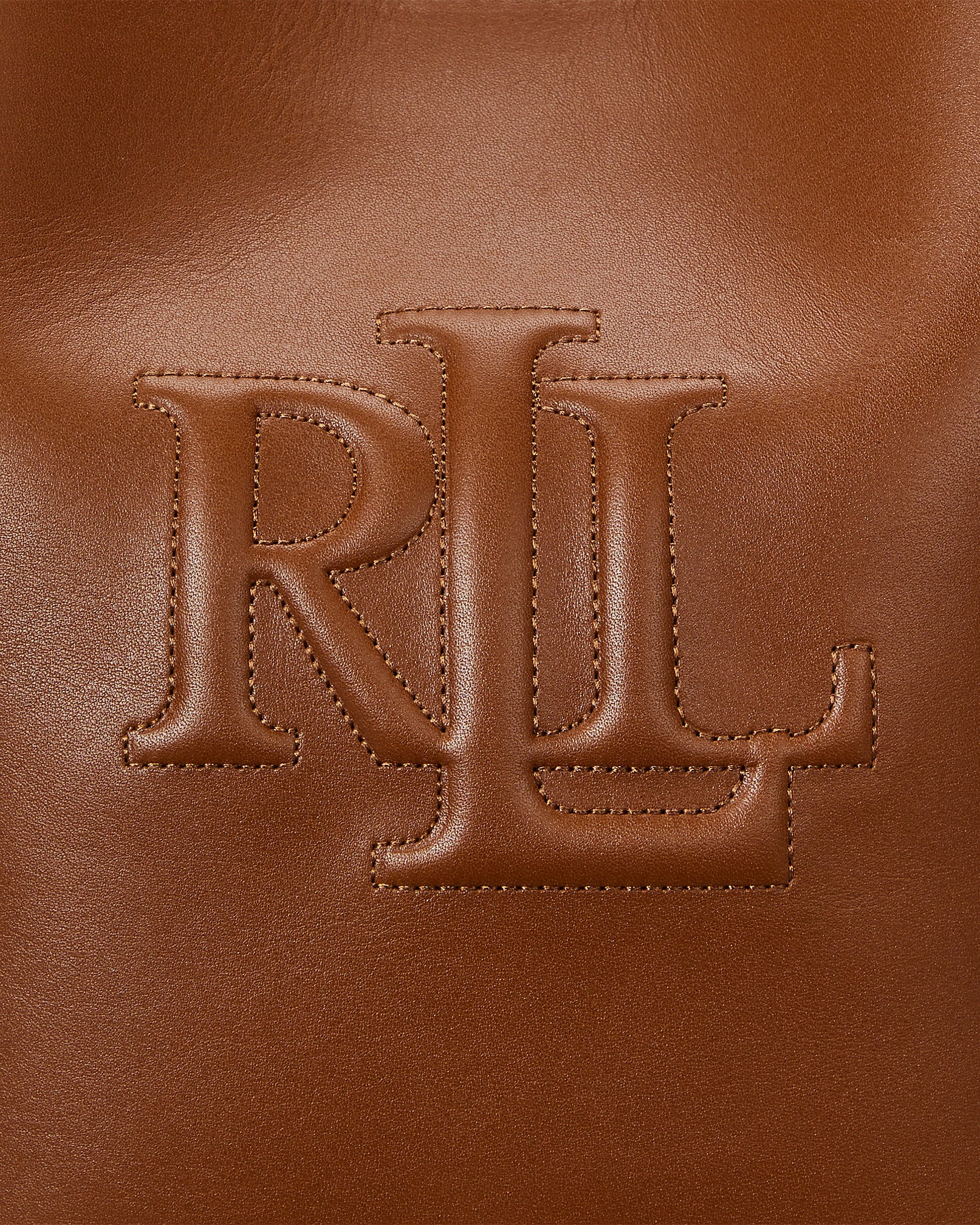 Ralph Lauren Leather Medium Witley Bucket Bag