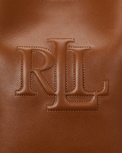 Ralph Lauren Leather Medium Witley Bucket Bag