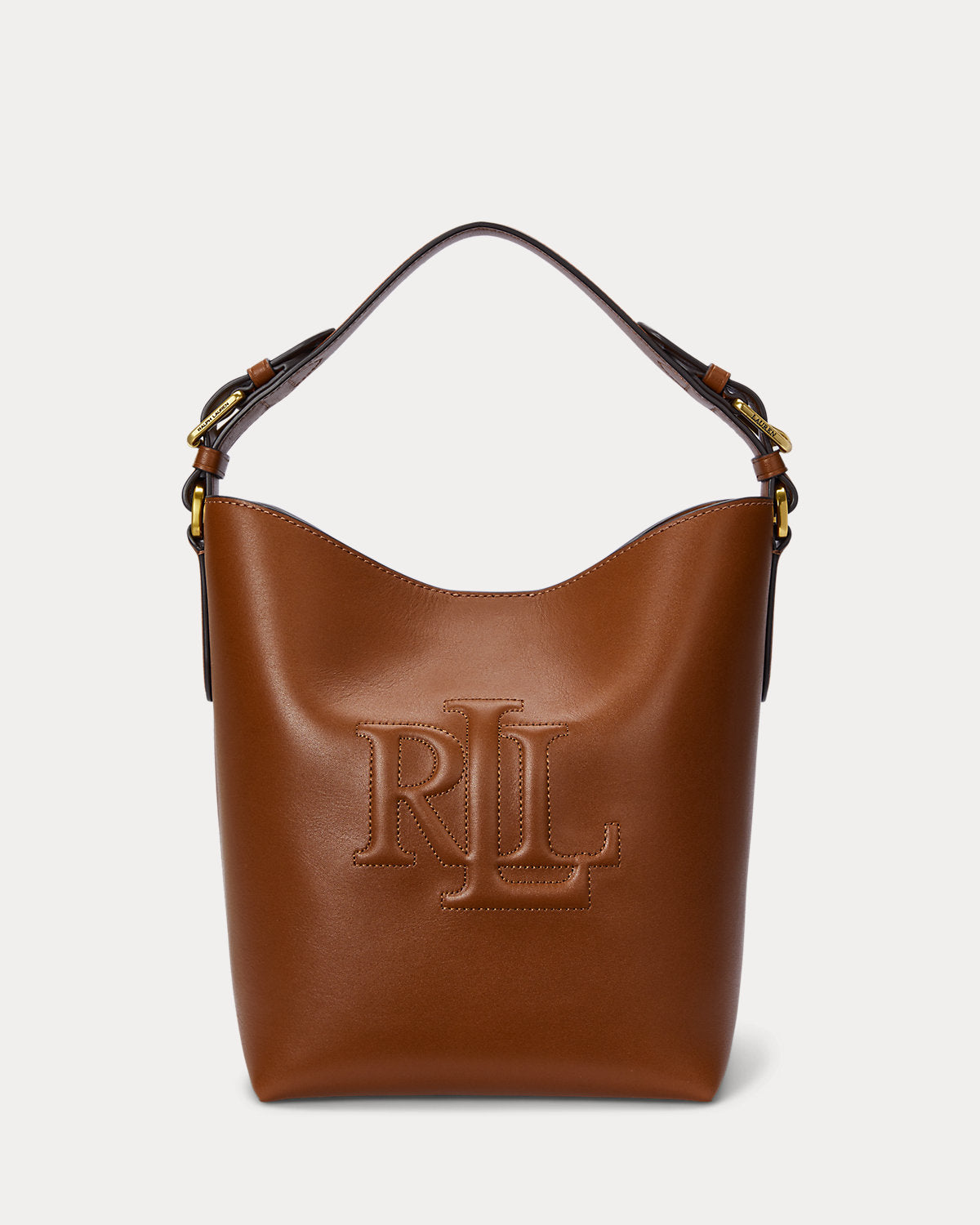 Ralph Lauren Leather Medium Witley Bucket Bag