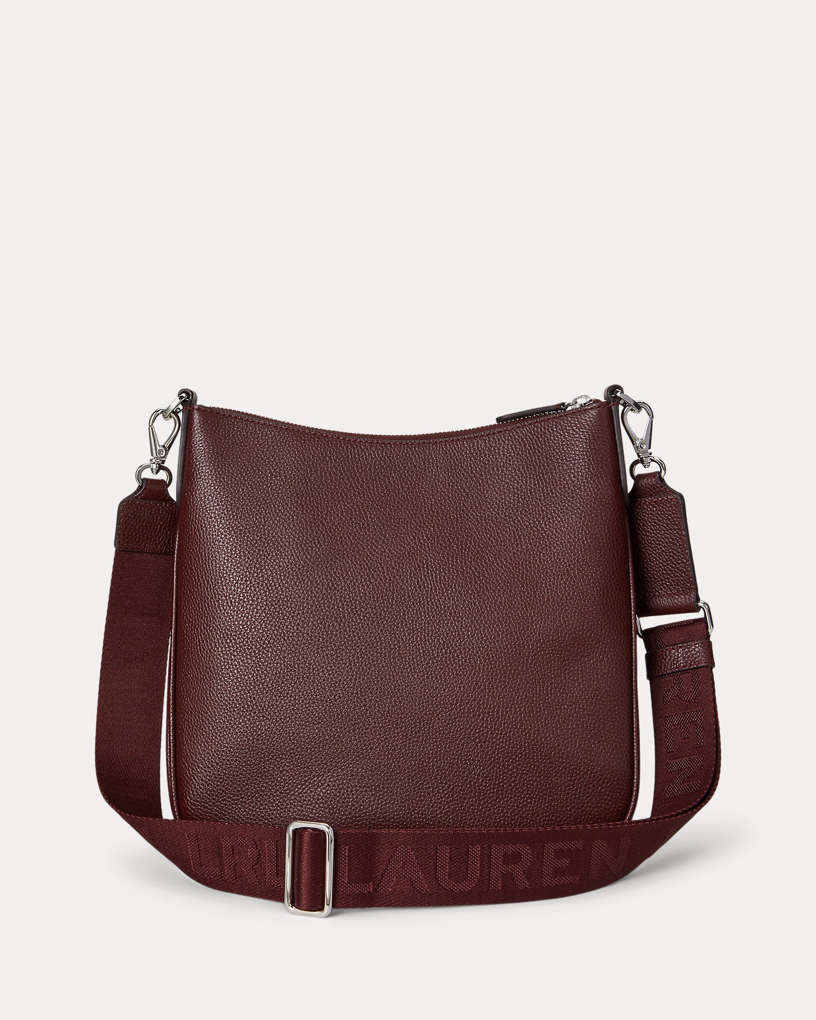 Ralph Lauren Pebbled Leather Large Cameryn Crossbody