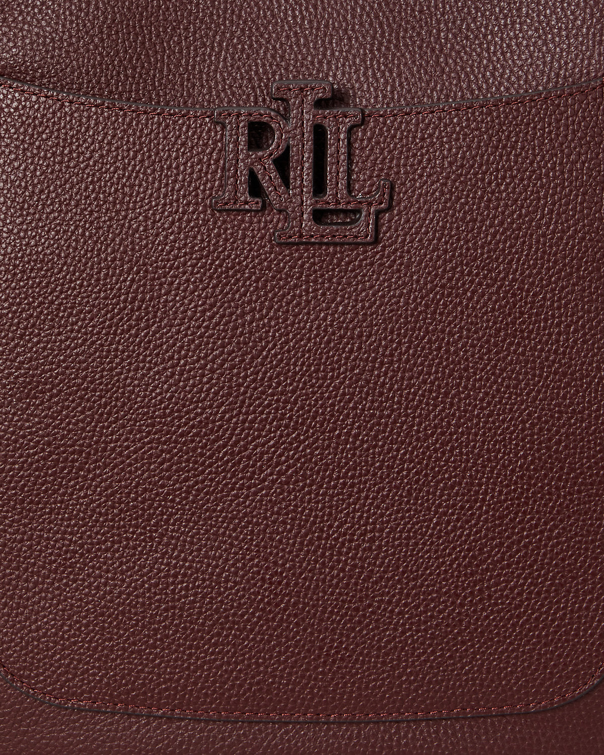 Ralph Lauren Pebbled Leather Large Cameryn Crossbody