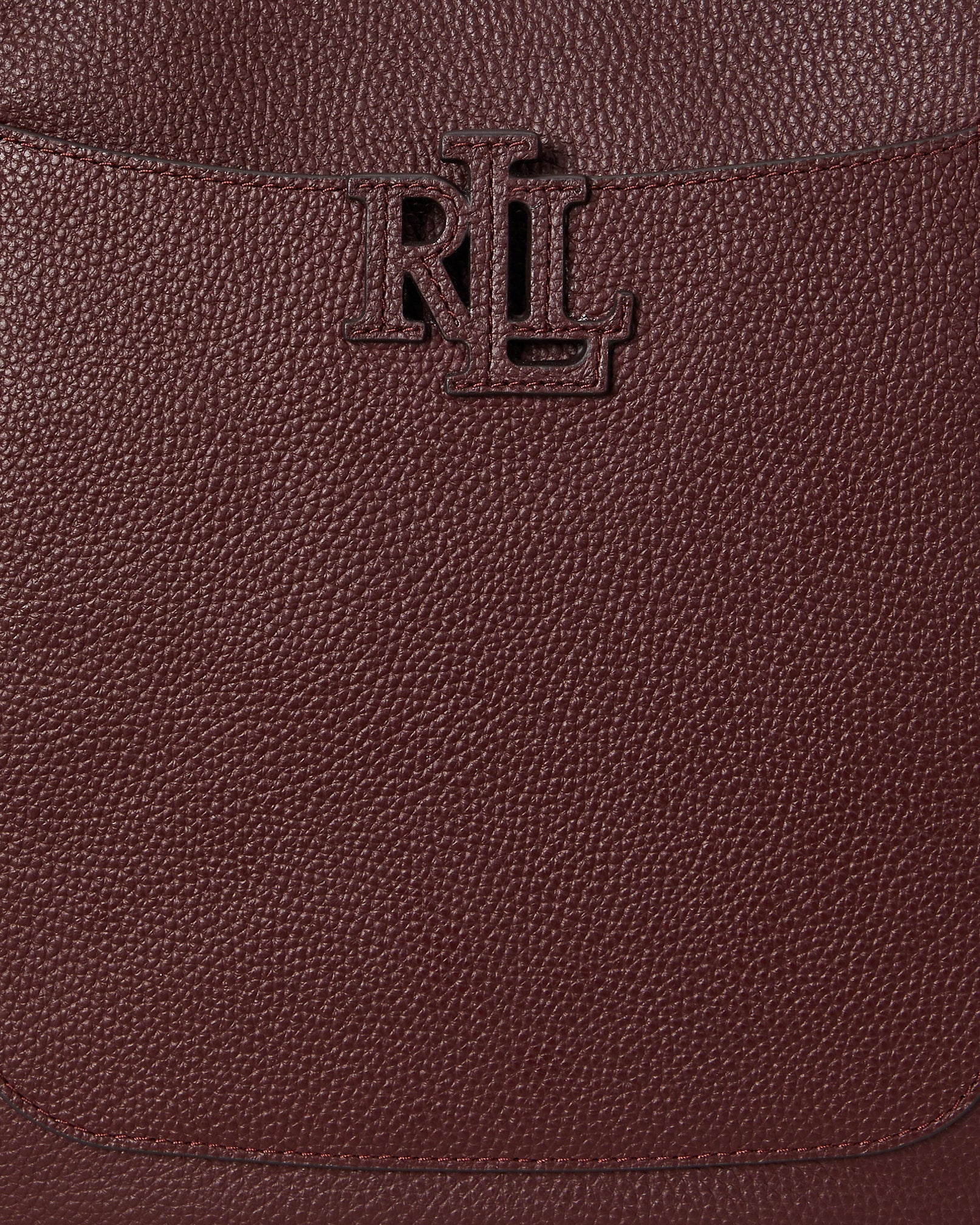 Ralph Lauren Pebbled Leather Large Cameryn Crossbody