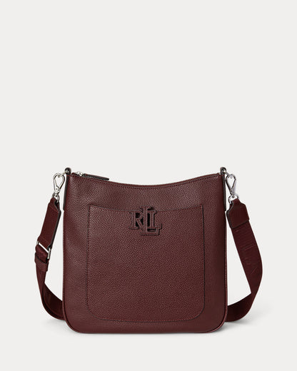 Ralph Lauren Pebbled Leather Large Cameryn Crossbody
