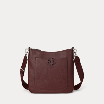 Ralph Lauren Pebbled Leather Large Cameryn Crossbody