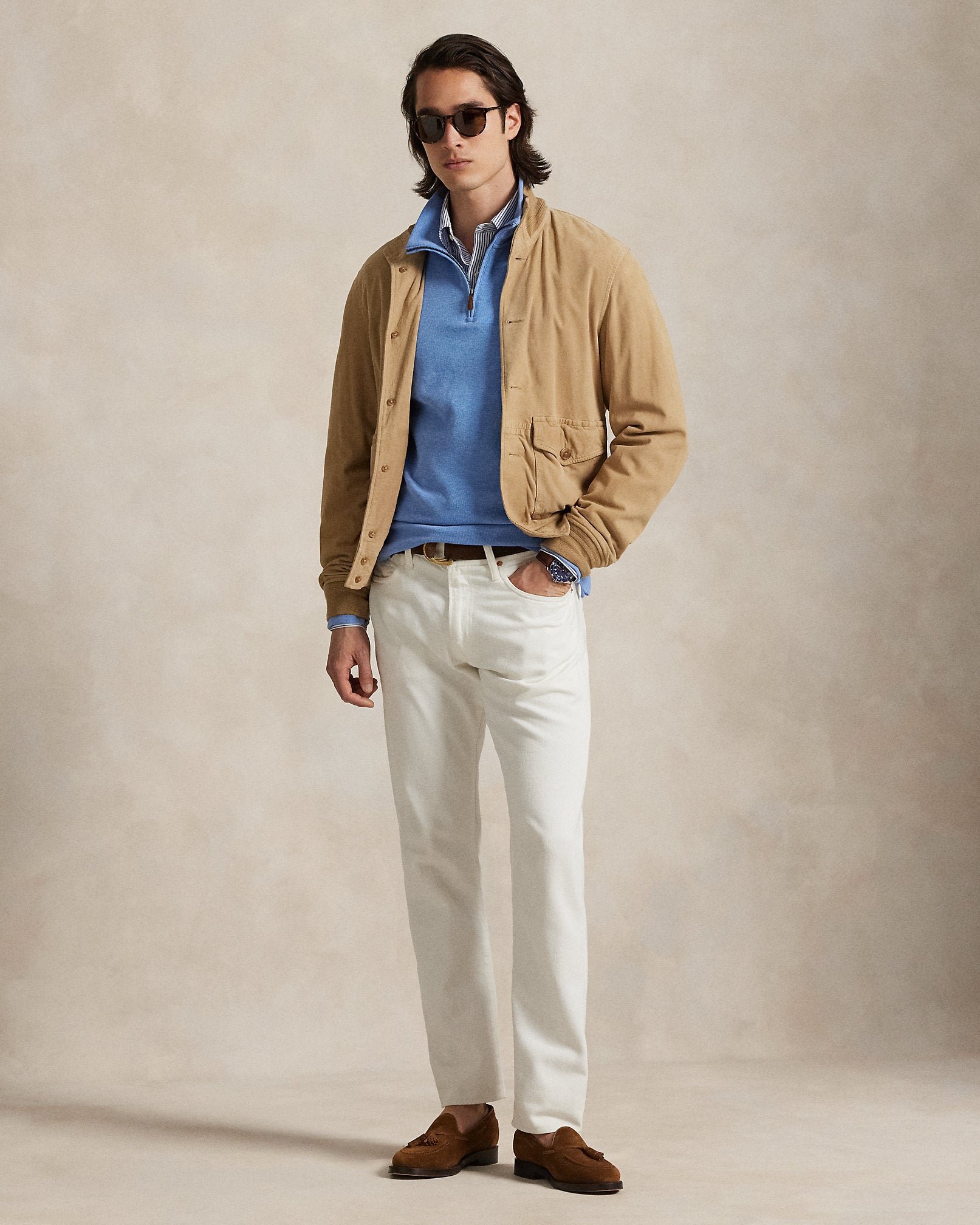 Ralph Lauren EstateRib QuarterZip Pullover