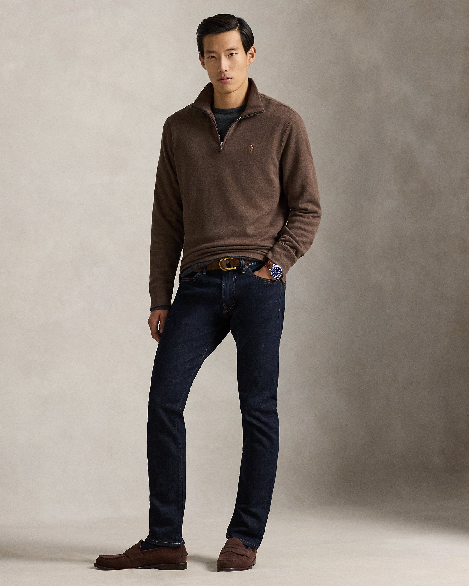Ralph Lauren EstateRib QuarterZip Pullover