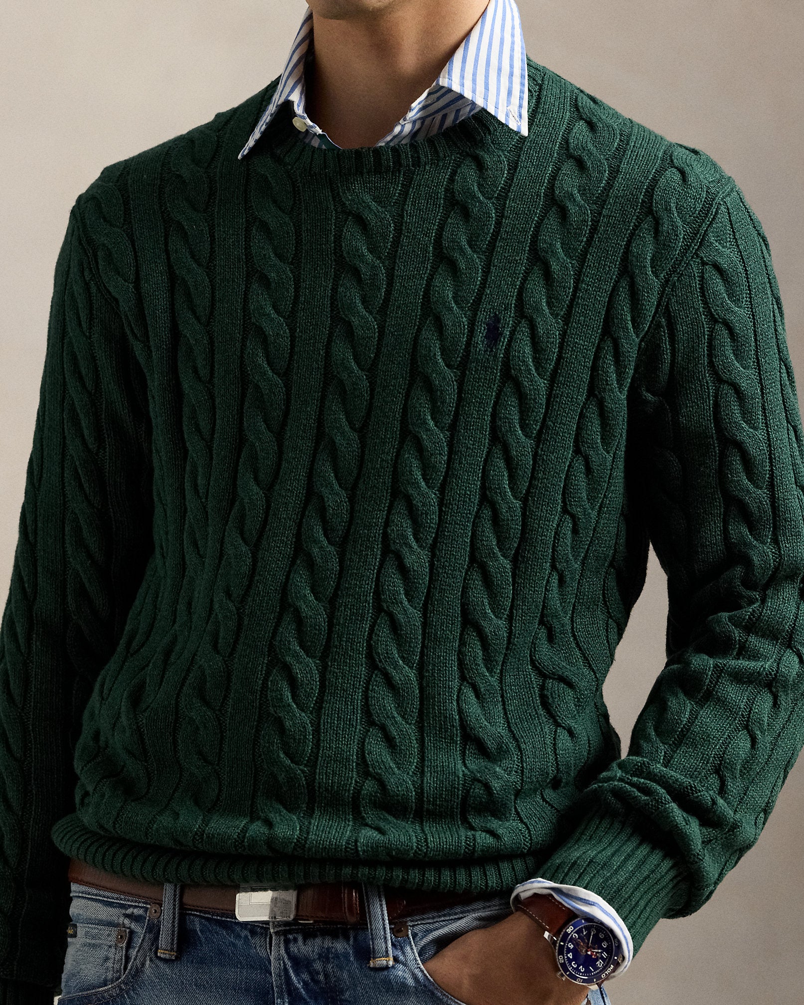 Ralph Lauren CableKnit Cotton Sweater