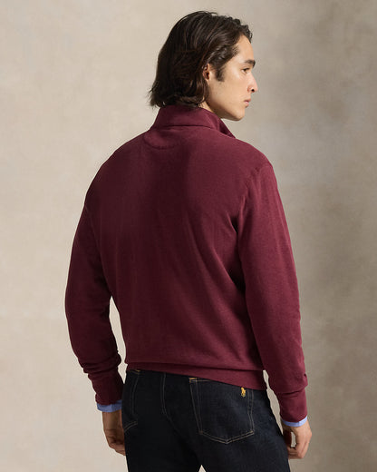 Ralph Lauren Luxury Jersey QuarterZip Pullover