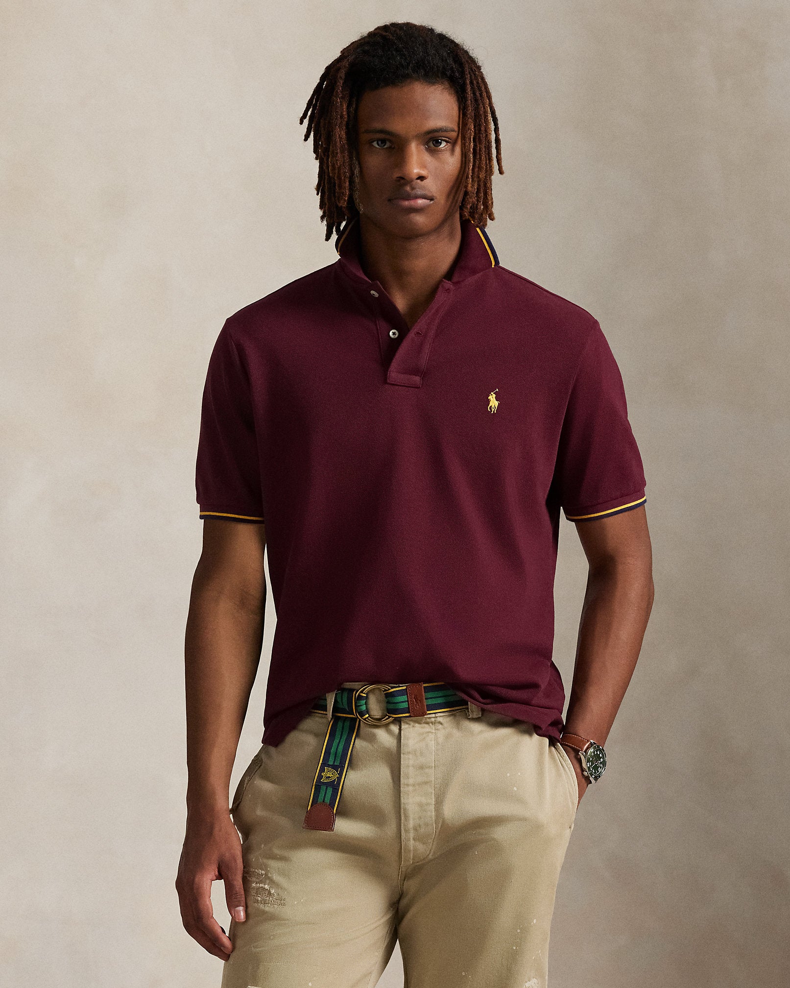 Ralph Lauren Classic Fit Mesh Polo Shirt