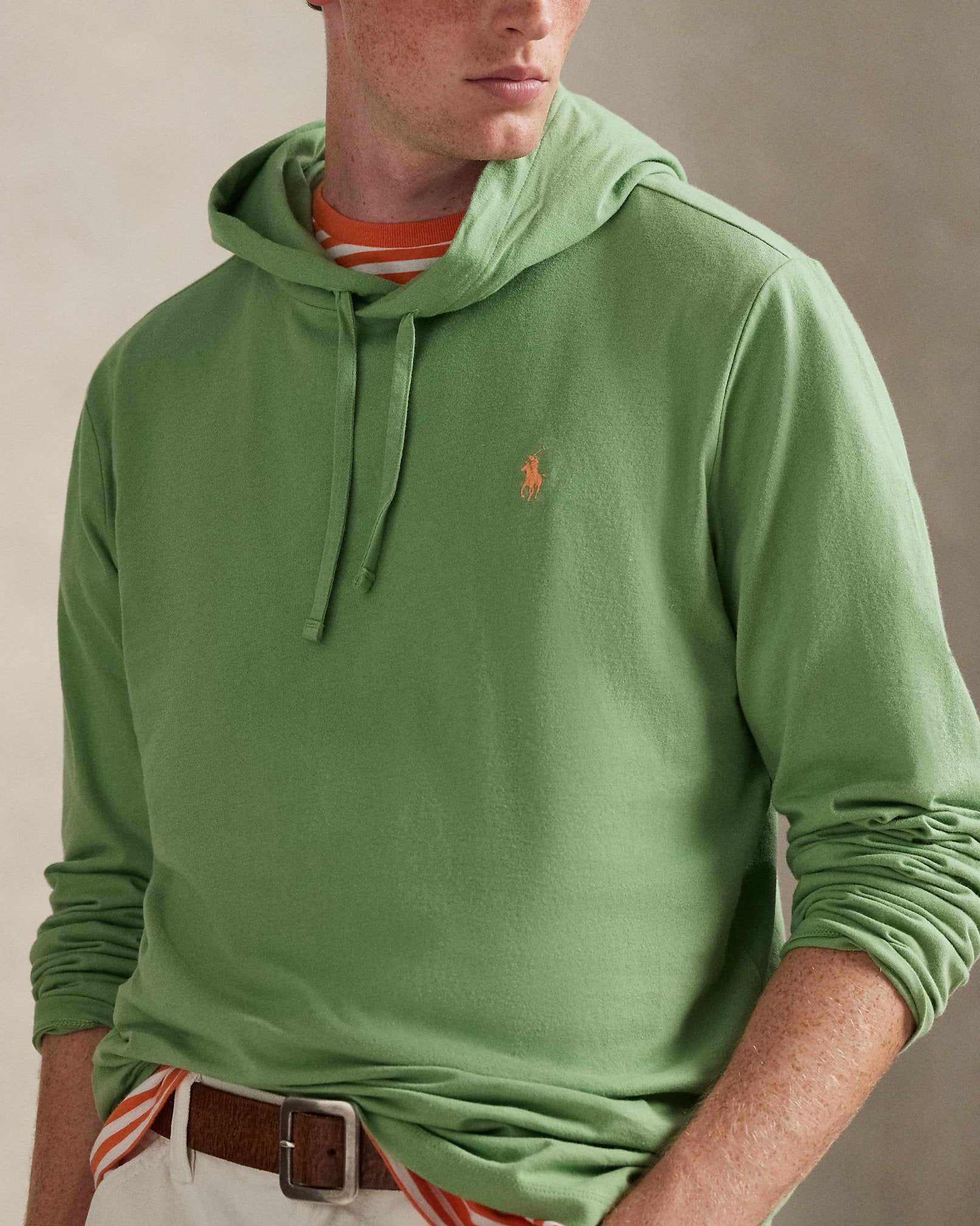 Ralph Lauren Jersey Hooded TShirt