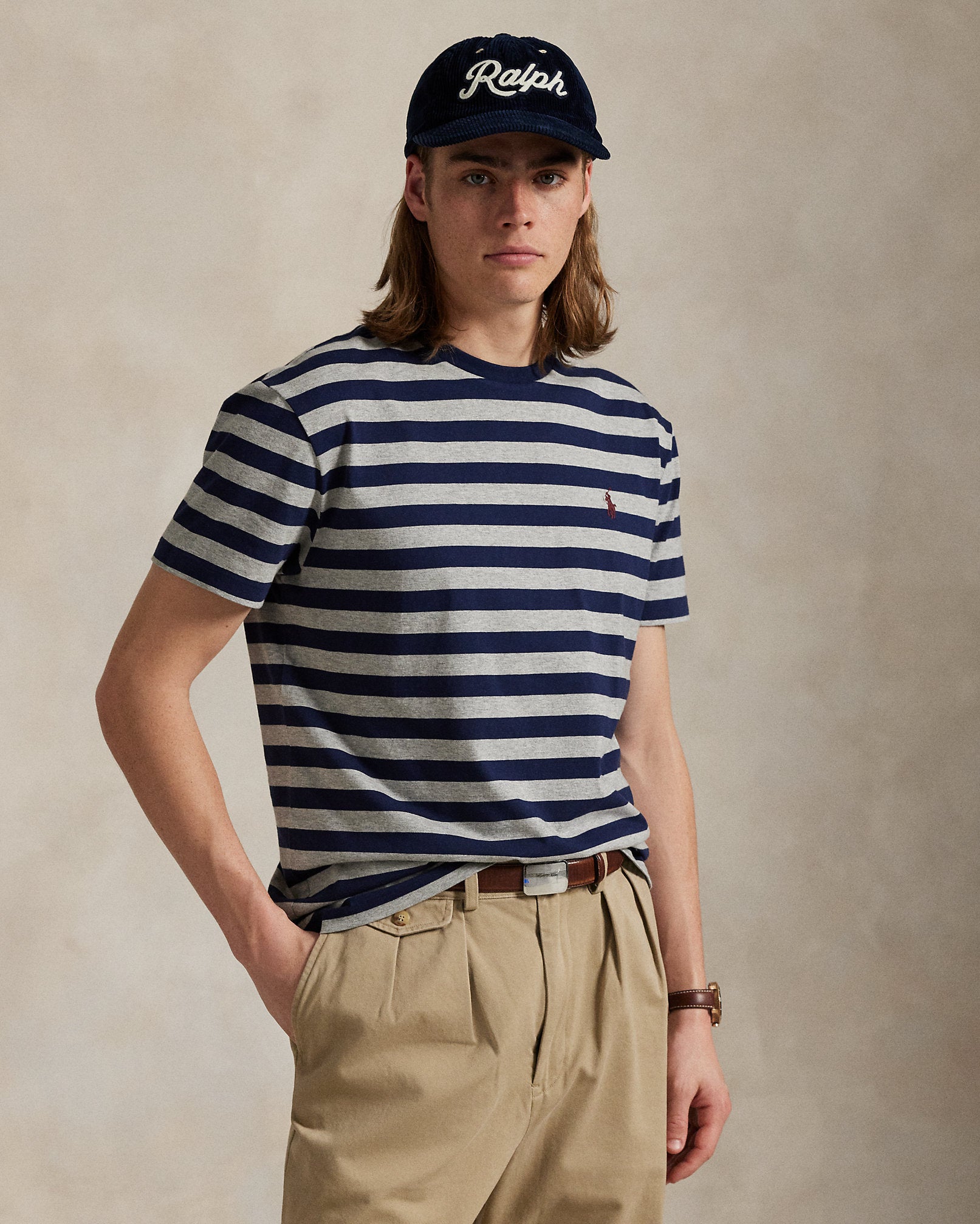 Ralph Lauren Classic Fit Striped Jersey TShirt