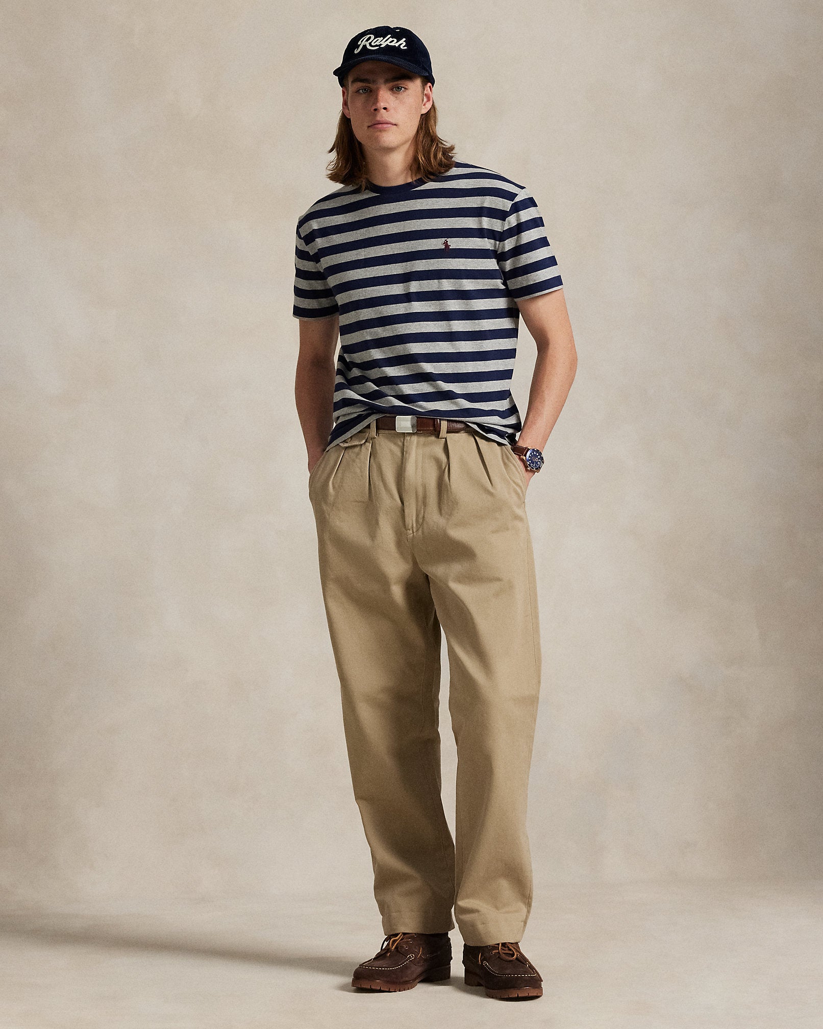 Ralph Lauren Classic Fit Striped Jersey TShirt