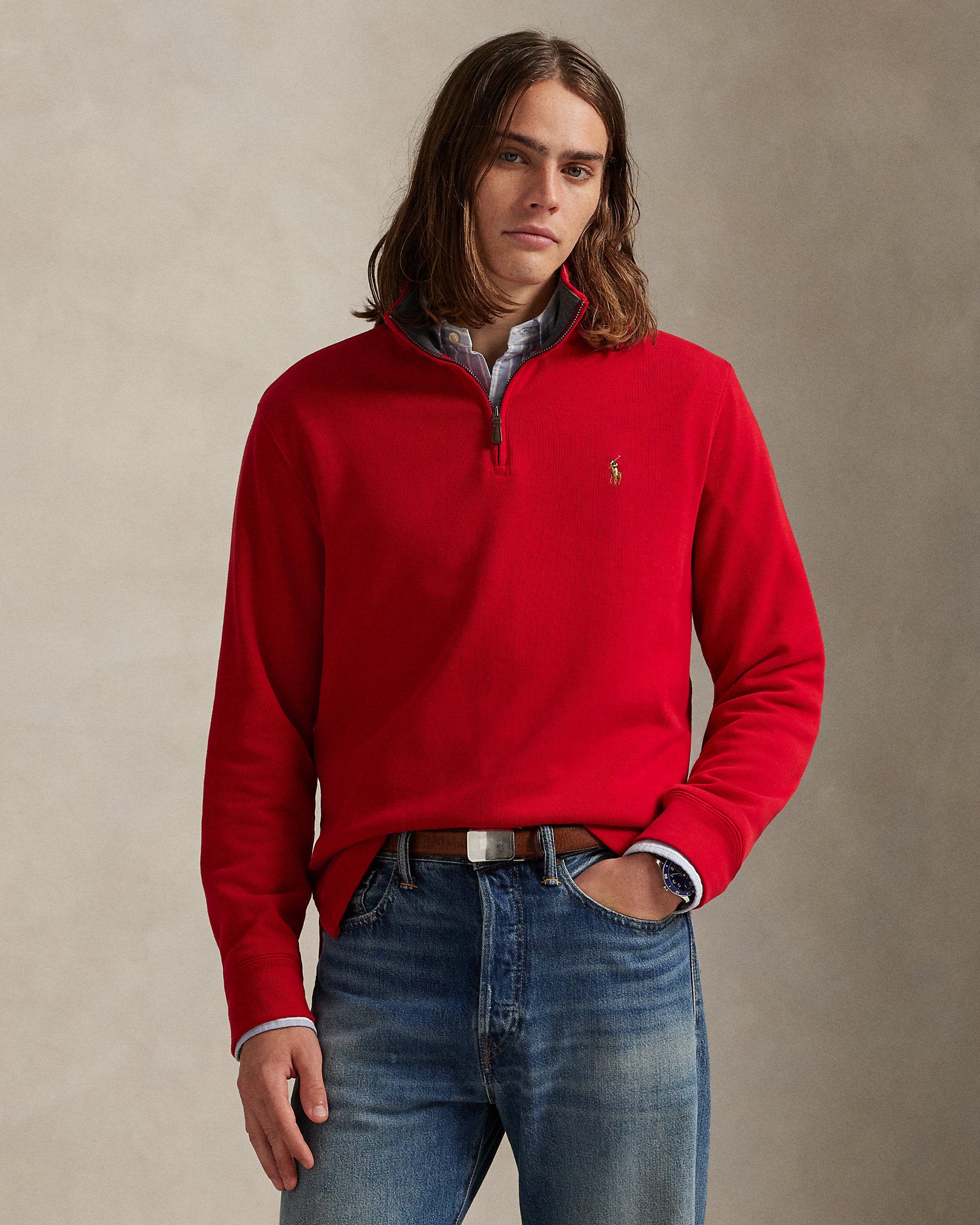 Ralph Lauren EstateRib QuarterZip Pullover
