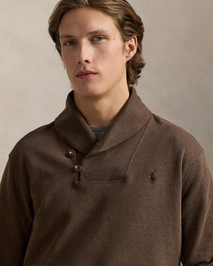 Ralph Lauren Luxury Jersey ShawlCollar Pullover