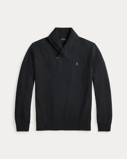 Ralph Lauren Luxury Jersey ShawlCollar Pullover