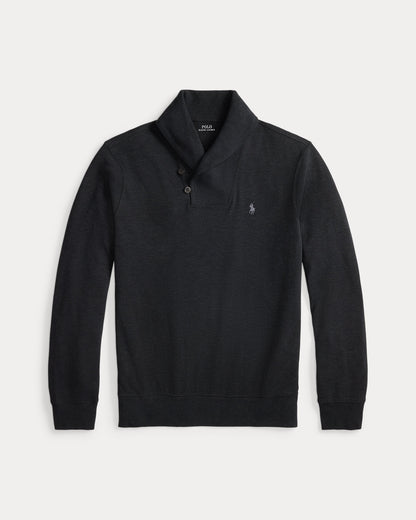 Ralph Lauren Luxury Jersey ShawlCollar Pullover