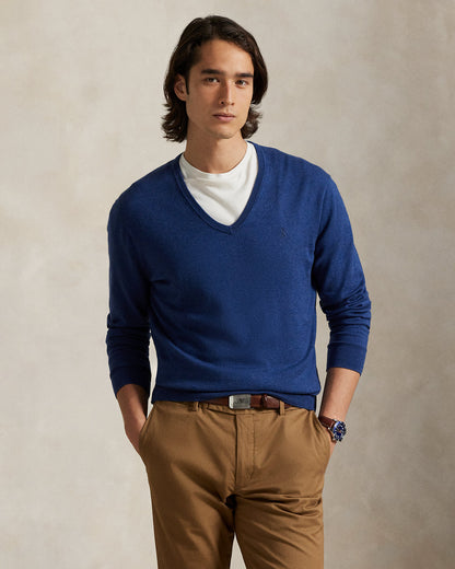 Ralph Lauren Cotton VNeck Sweater