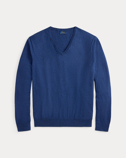 Ralph Lauren Cotton VNeck Sweater