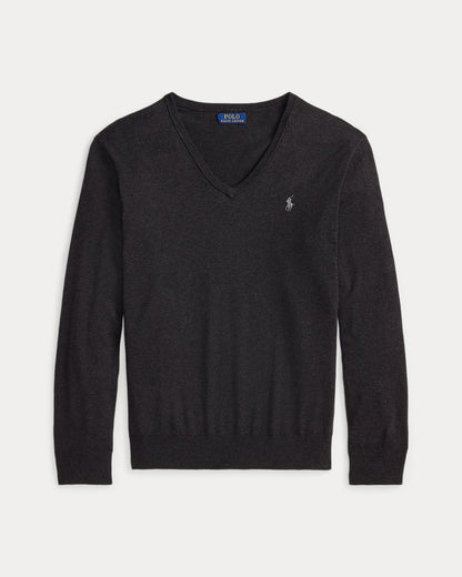 Ralph Lauren Cotton VNeck Sweater