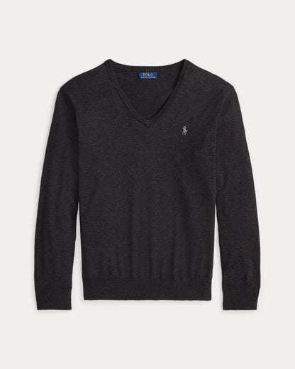 Ralph Lauren Cotton VNeck Sweater