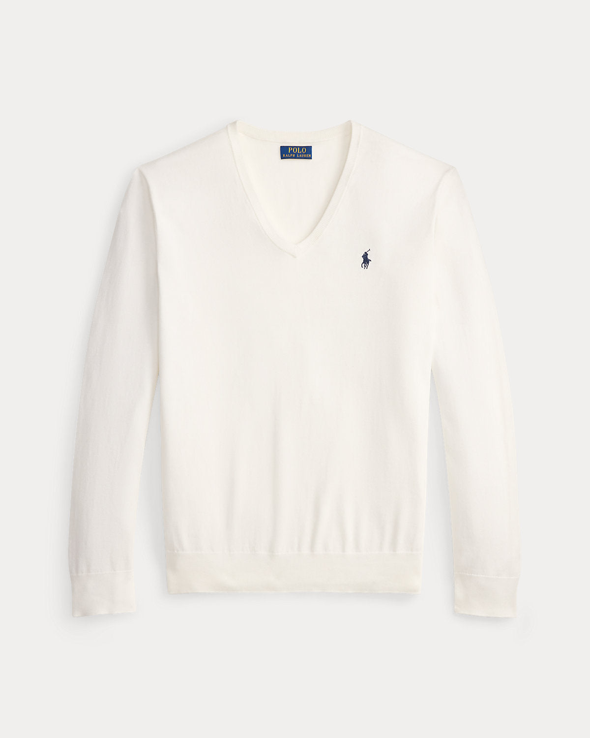 Ralph Lauren Cotton VNeck Sweater