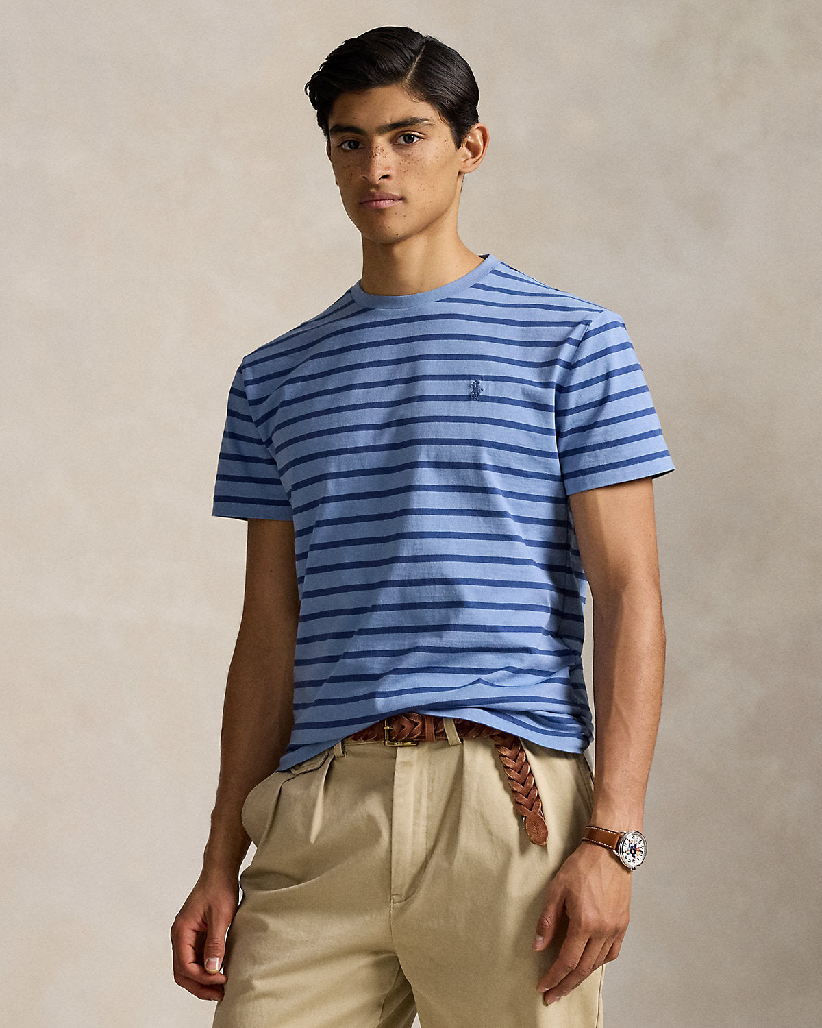Ralph Lauren Classic Fit Striped Jersey TShirt