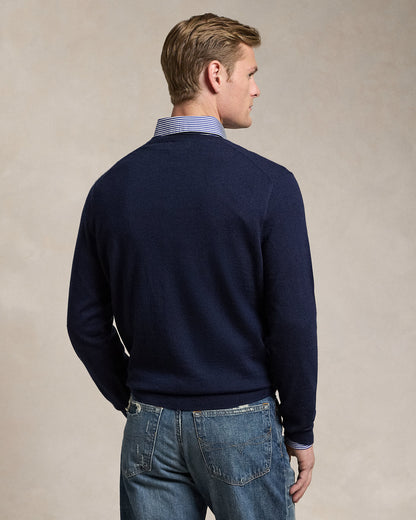 Ralph Lauren Washable Wool VNeck Sweater