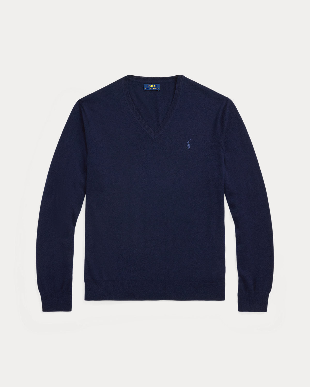 Ralph Lauren Washable Wool VNeck Sweater