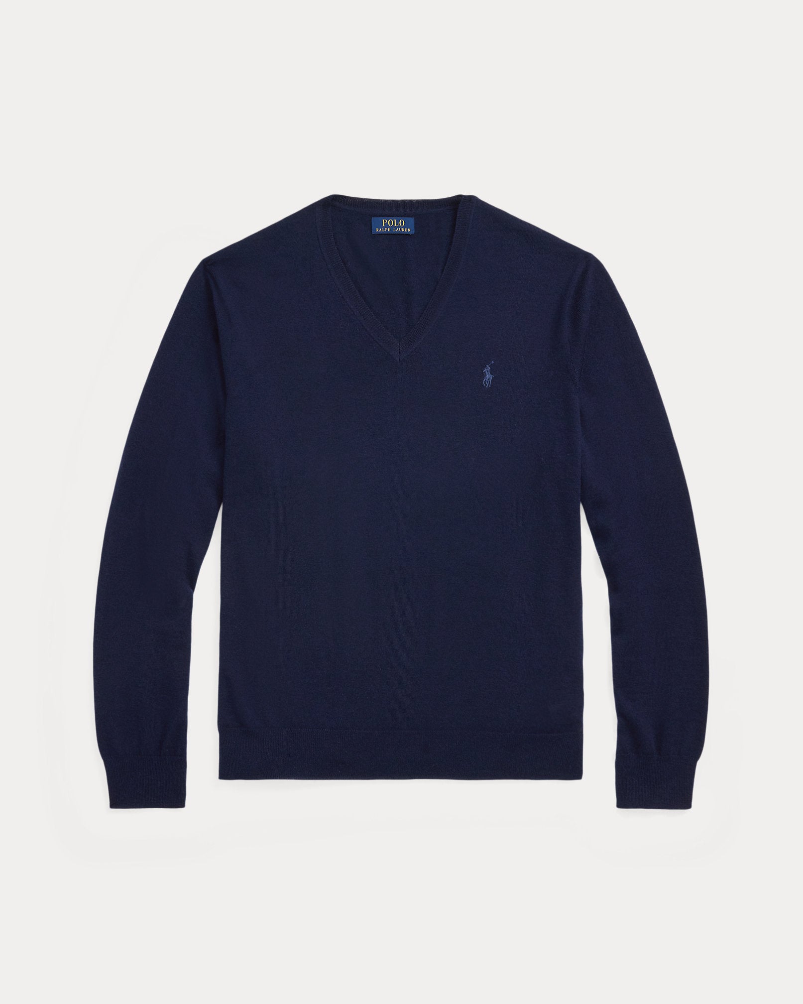 Ralph Lauren Washable Wool VNeck Sweater