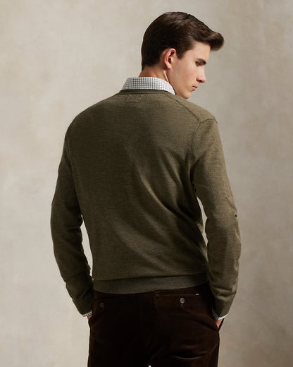 Ralph Lauren Washable Wool VNeck Sweater