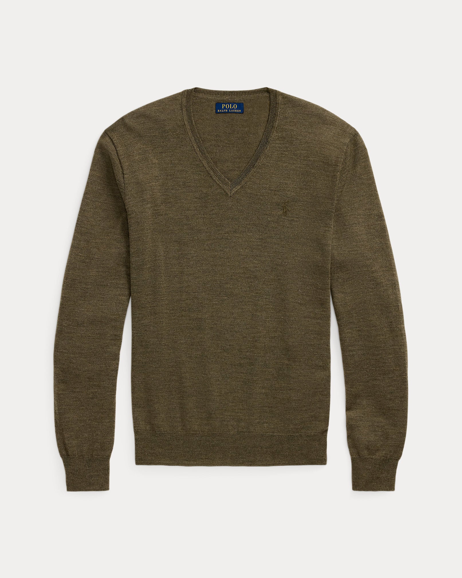 Ralph Lauren Washable Wool VNeck Sweater