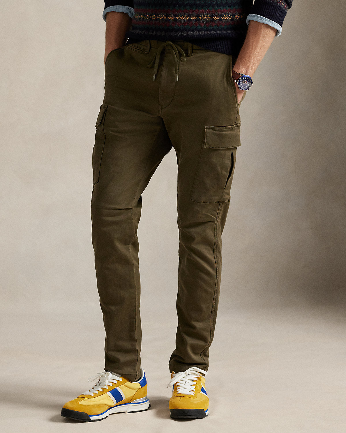 Ralph Lauren Stretch Slim Fit Knitlike Cargo Pant