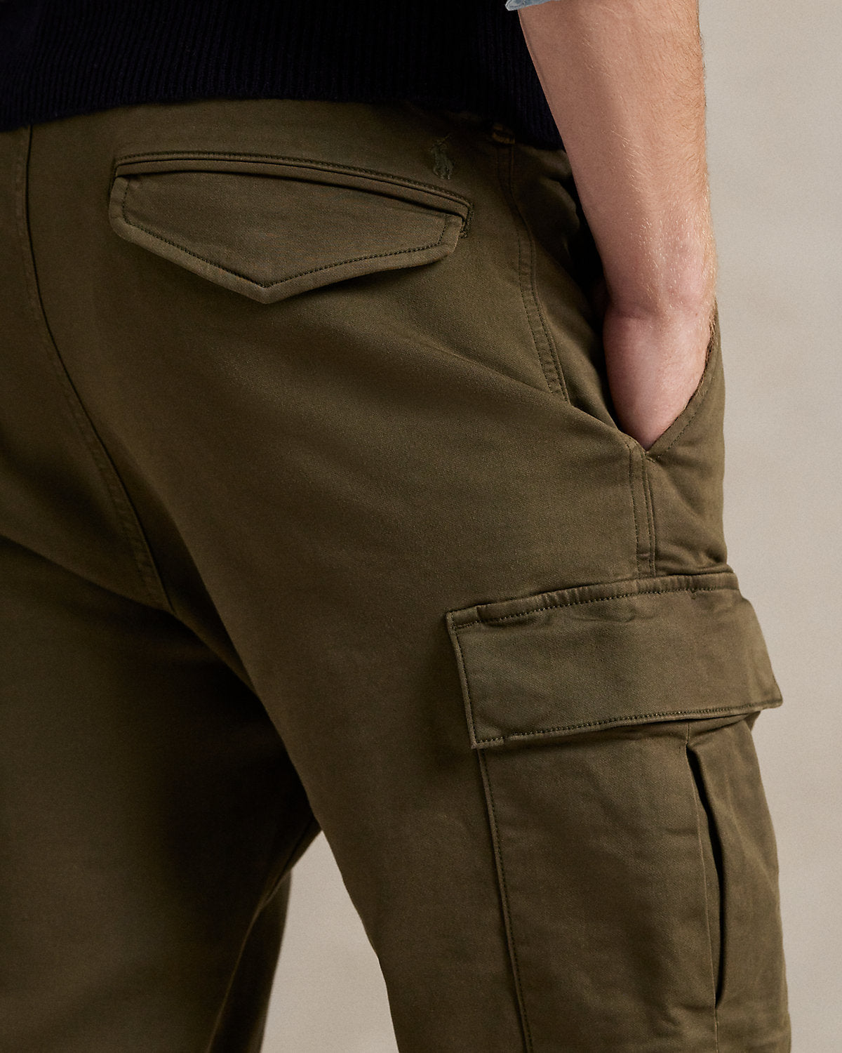 Ralph Lauren Stretch Slim Fit Knitlike Cargo Pant