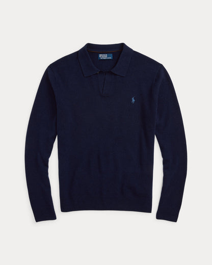 Ralph Lauren Wool JohnnyCollar Sweater