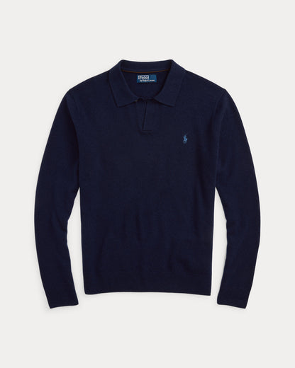 Ralph Lauren Wool JohnnyCollar Sweater