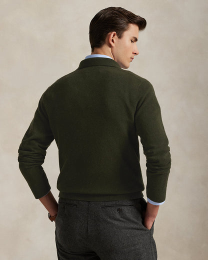 Ralph Lauren Wool JohnnyCollar Sweater