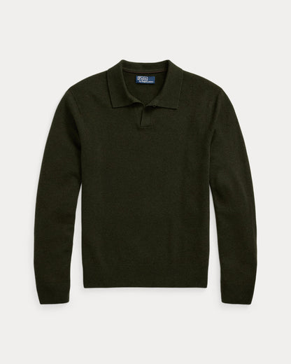 Ralph Lauren Wool JohnnyCollar Sweater