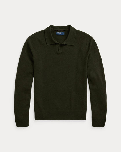 Ralph Lauren Wool JohnnyCollar Sweater