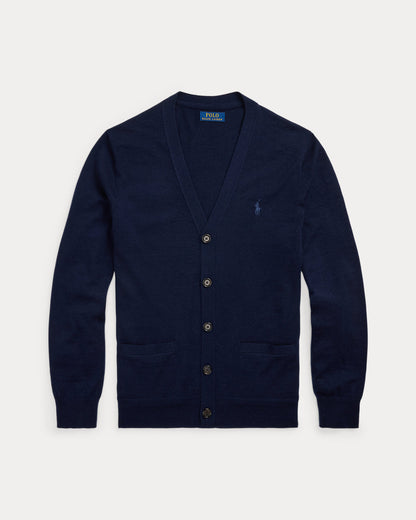 Ralph Lauren Slim Fit Washable Wool VNeck Cardigan