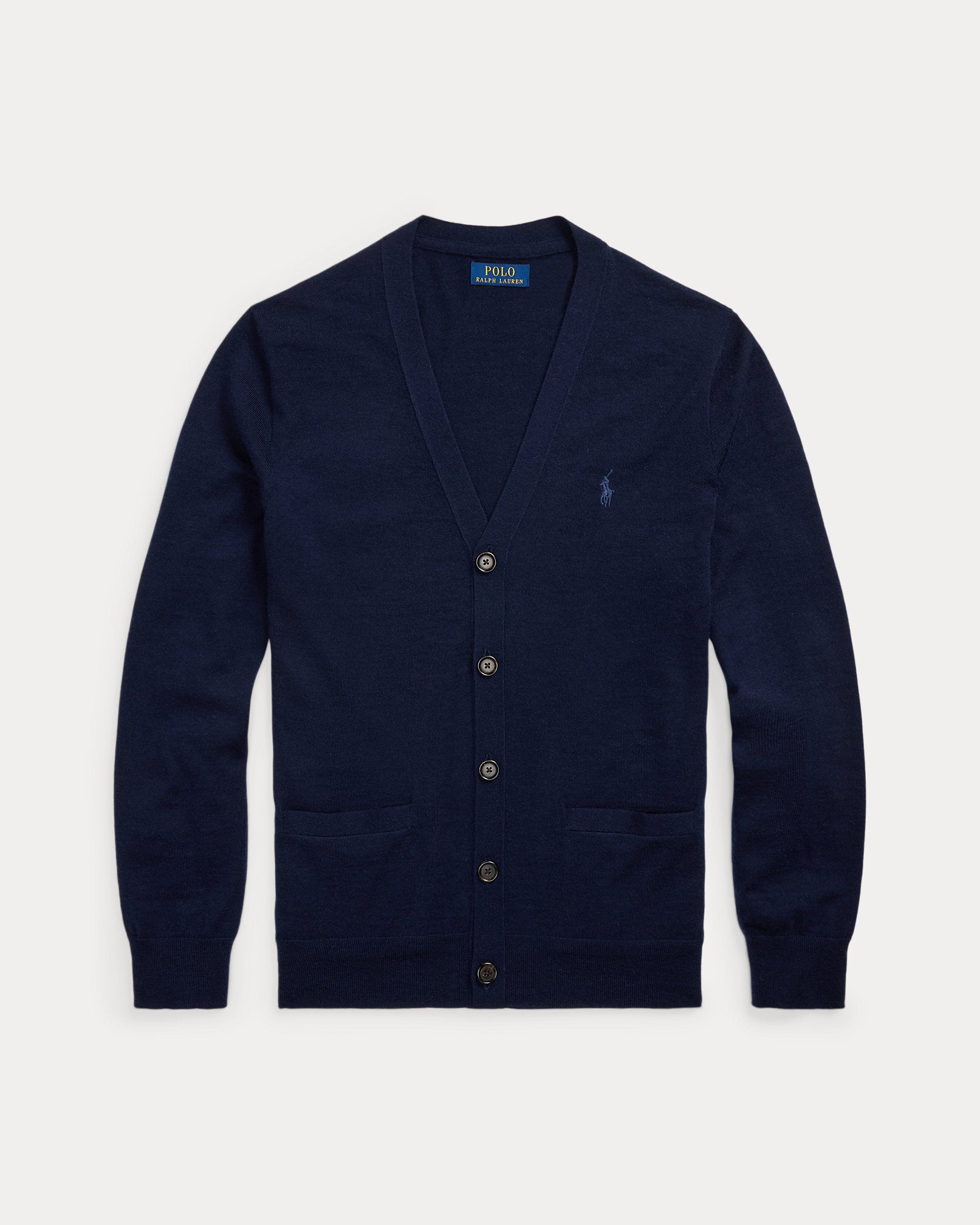 Ralph Lauren Slim Fit Washable Wool VNeck Cardigan